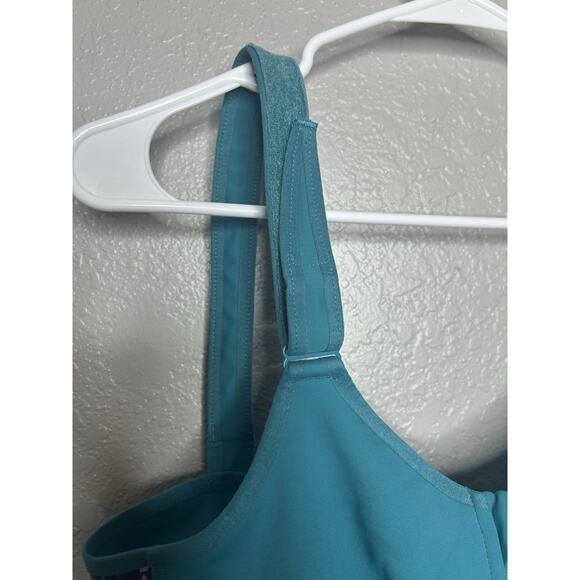 SHEFIT Barbeline London Flex Sports Bra Teal Blue Green Peacock Medium - Picture 6 of 8